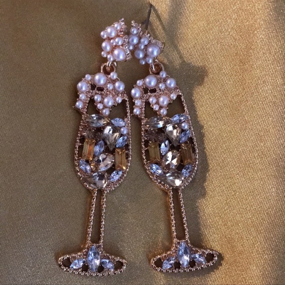 Bauble bar sip sip hooray earrings in gold - Picture 1 of 2